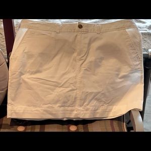White Denim mini skirt NWT